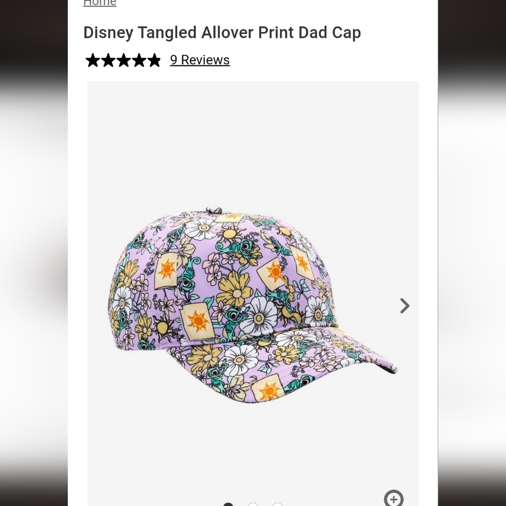 Disney Tangled Allover Print Dad Cap